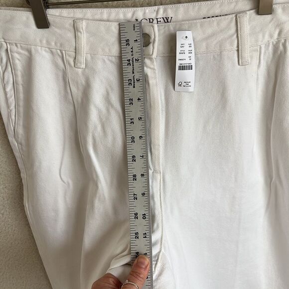 J Crew Wide-leg essential jean in white Womens‎ Size 32 - Picture 5 of 10